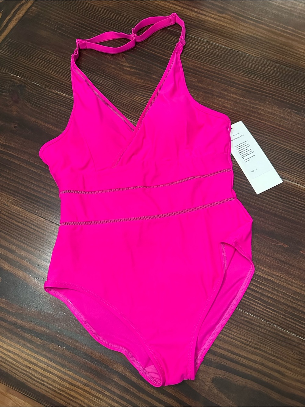 Nursing bathing suit Hot Pink One-Piece Swimsuit